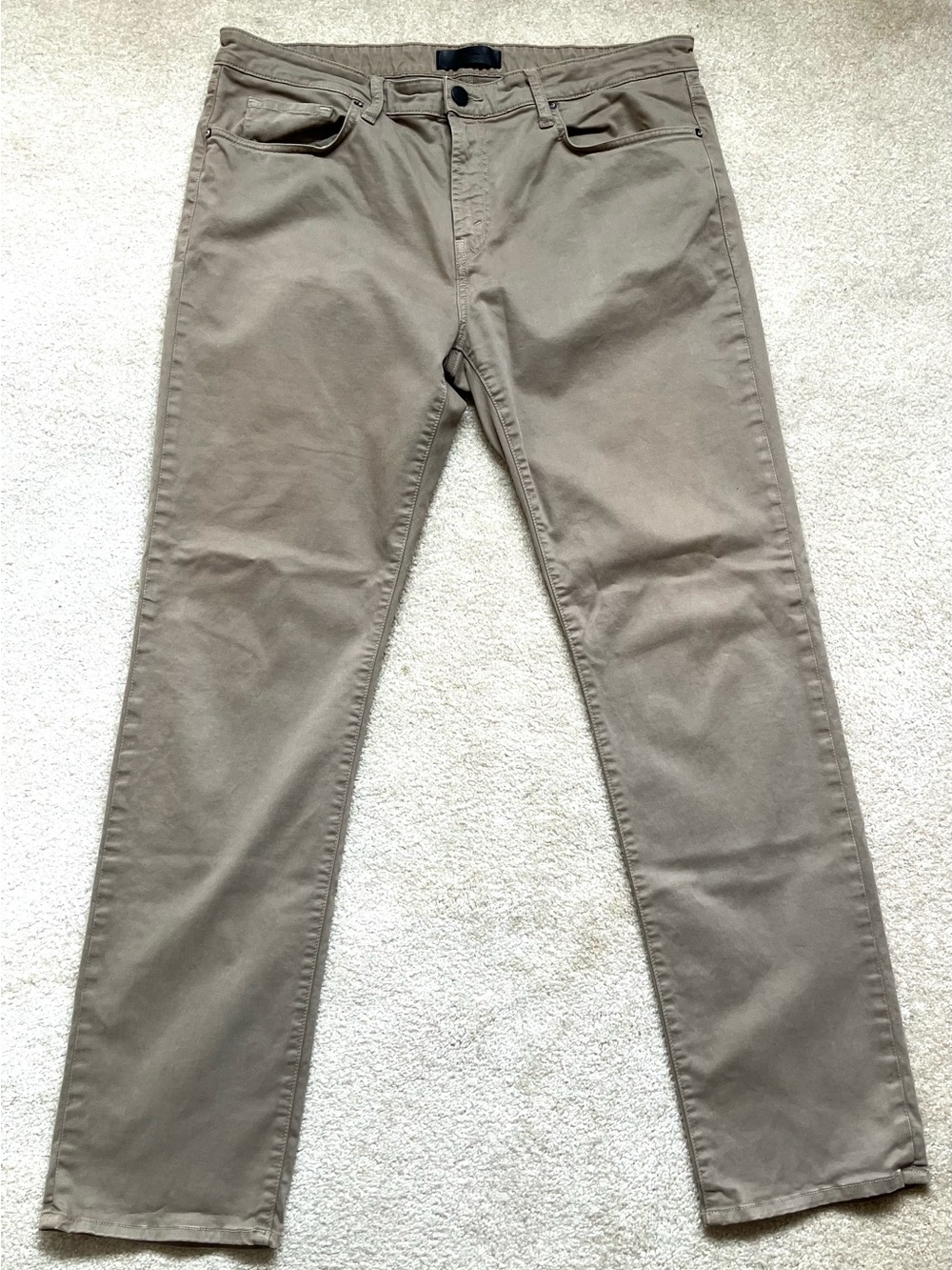 J Brand Kane Straight Fit Auburn Khaki Pants
